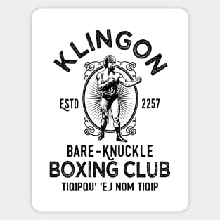 Star Trek Klingon Bare-knuckle boxing Sticker